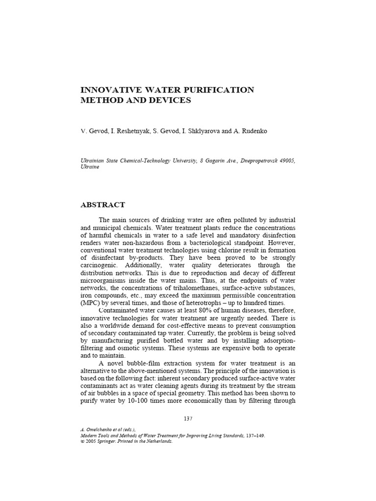 INNOVATIVEWATER-137-49 | PDF | Water Purification | Water