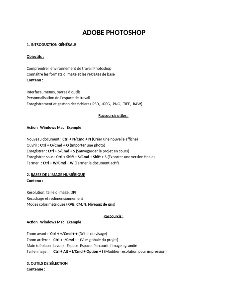 Guide Complet sur Adobe Photoshop | PDF | Modèle de couleur en RVB ...