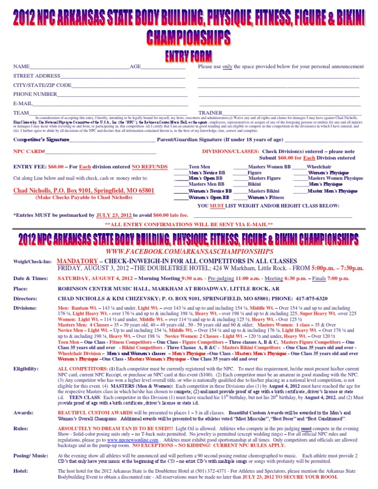2012 AR State Entry | PDF | Sports | Business