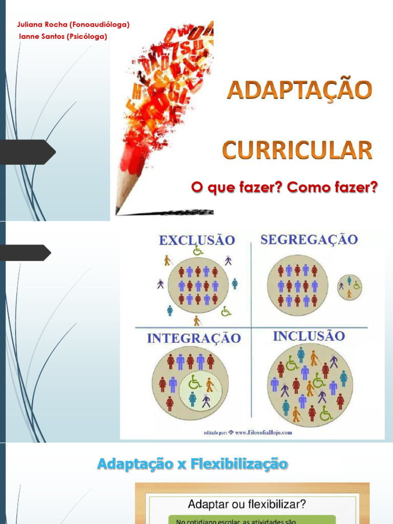 Adaptação Curricular na Inclusão Escolar | PDF | Inclusão (Educação)
