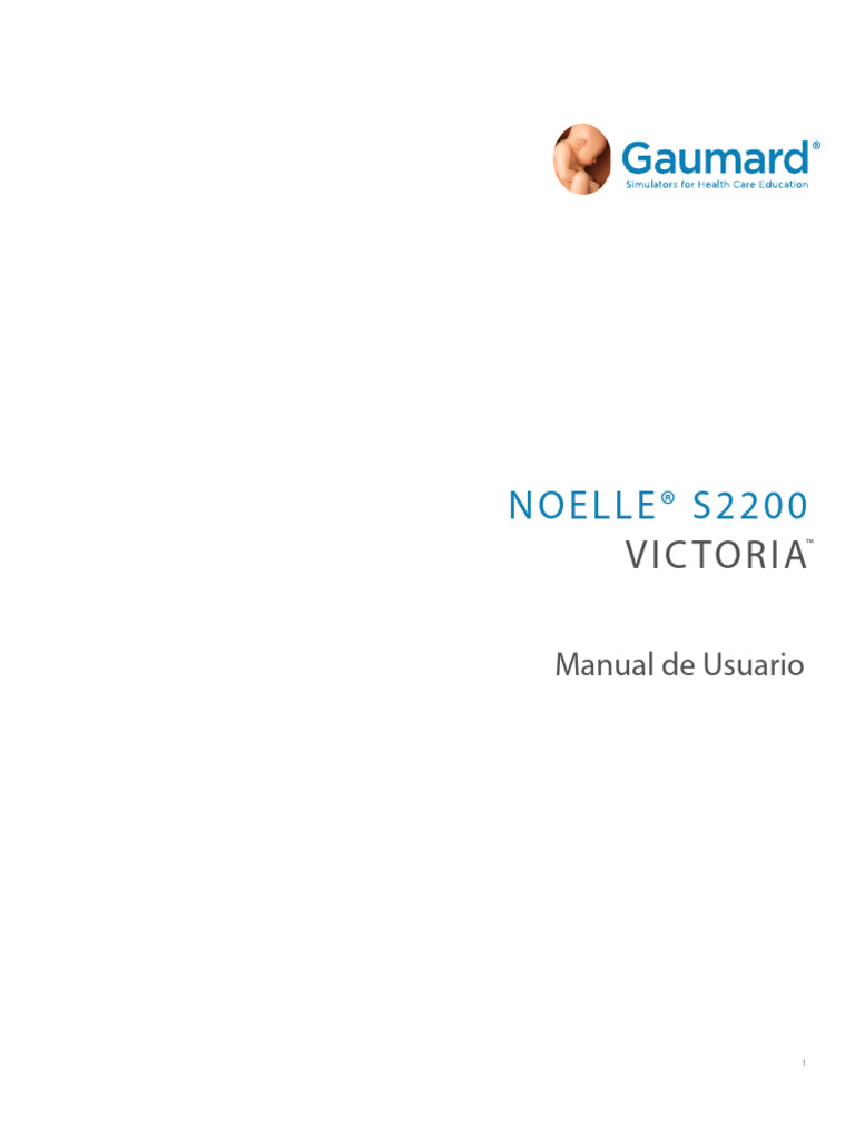Manual de Usuario NOELLE S2200 Victoria | PDF | Parto | Respiración