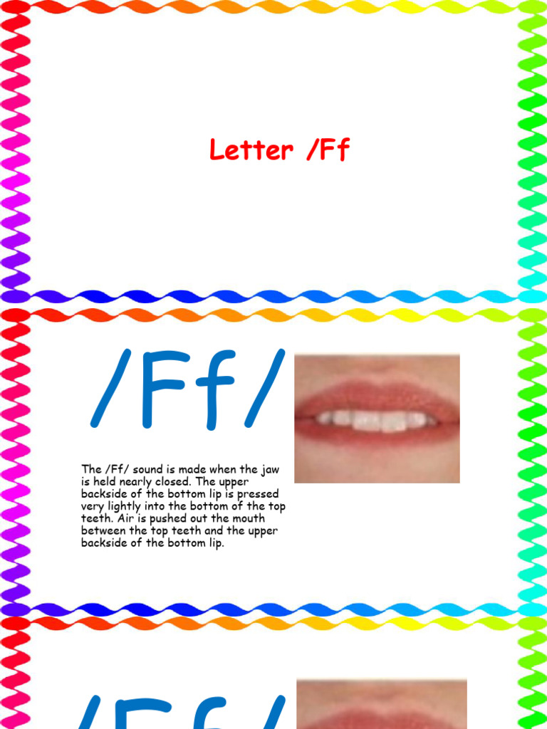 7. Letter Sound Ff | PDF