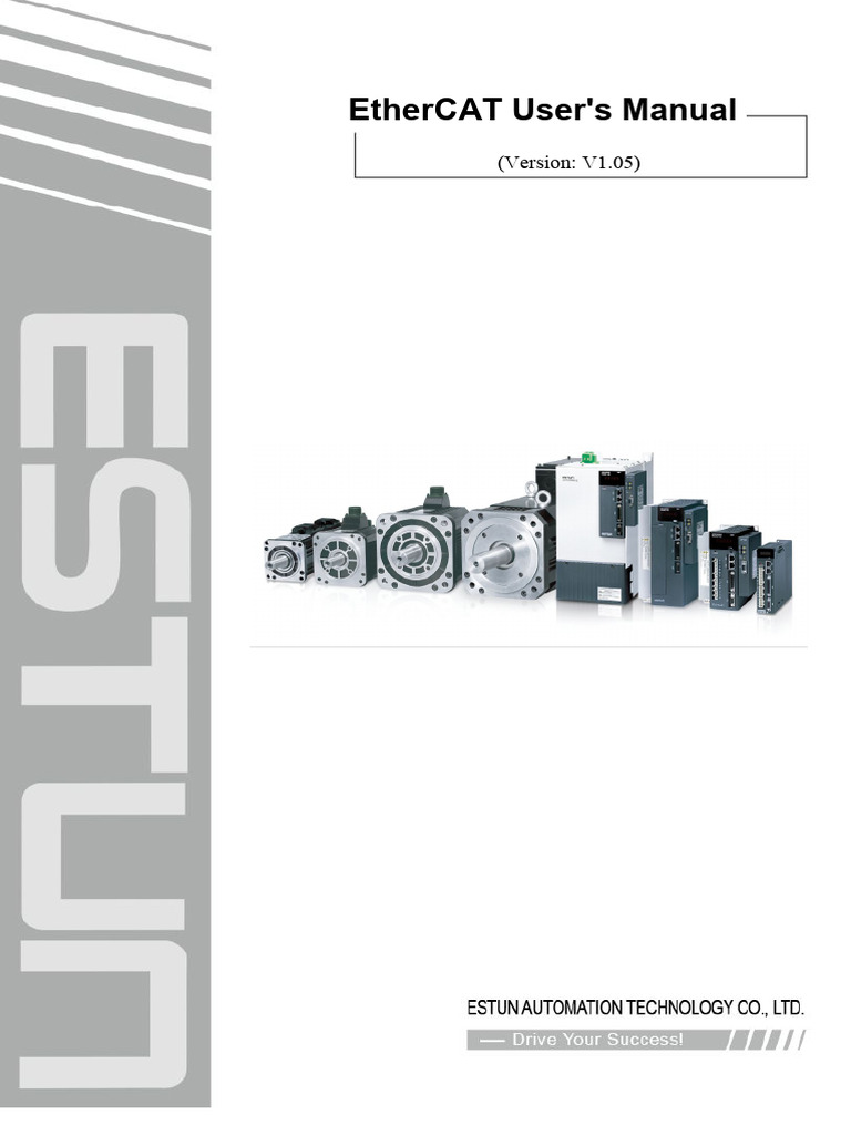 EtherCAT User's Manual 1.05 | PDF | Computer Engineering | Computing