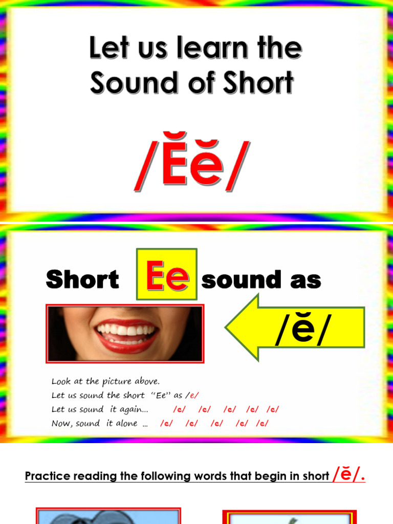 4. Letter Short Ee | PDF