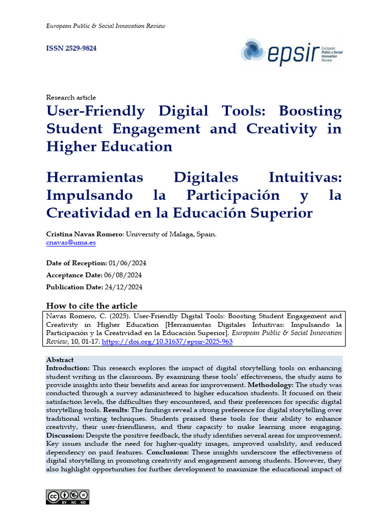 Boosting Student Engagement with Digital Tools | PDF | Usability ...