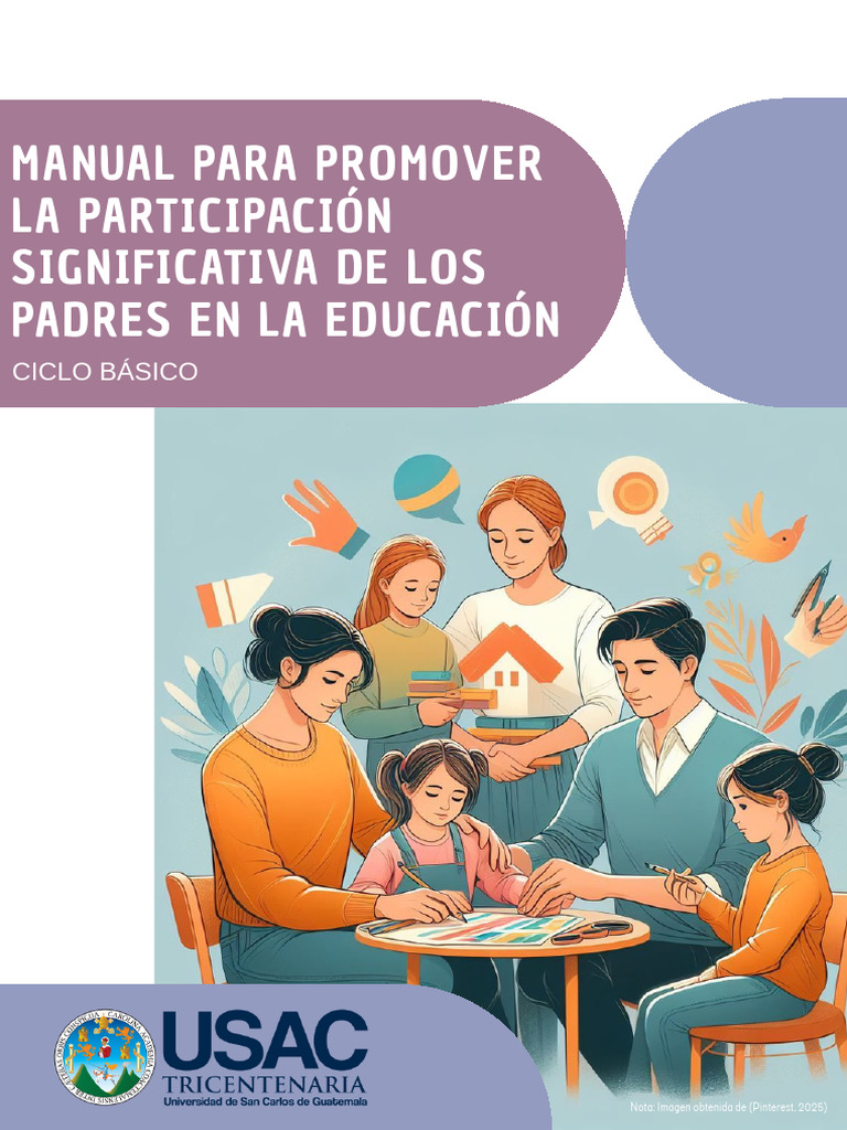 Manual Para Promover La Participación Significativa de Los Padres en La ...
