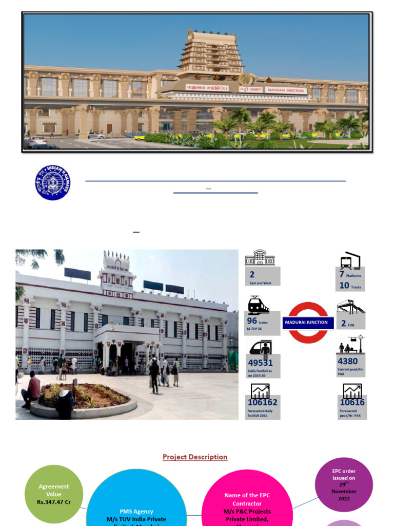 Madurai Junction MDU Redevelopment Overview | PDF | Building ...