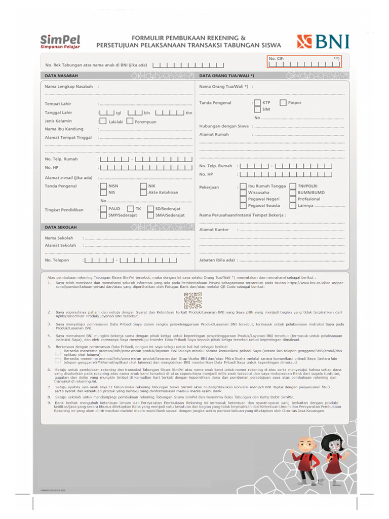 Formulir Simpel | PDF