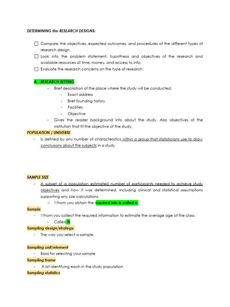 URR Notes Part 5 | PDF | Sampling (Statistics) | Statistics