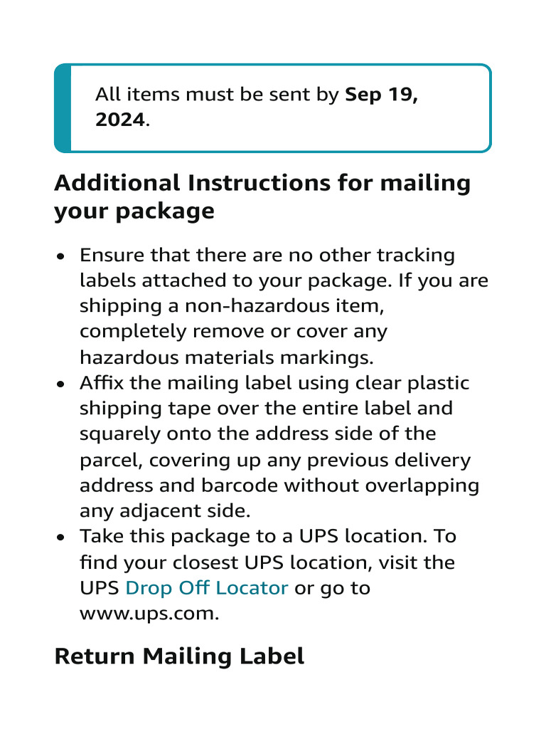 Online Return Center | PDF