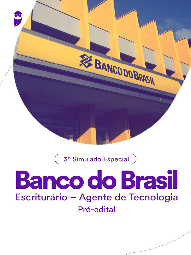 Simulado Banco do Brasil: Escriturário 2025 | PDF | Aplicativo para ...