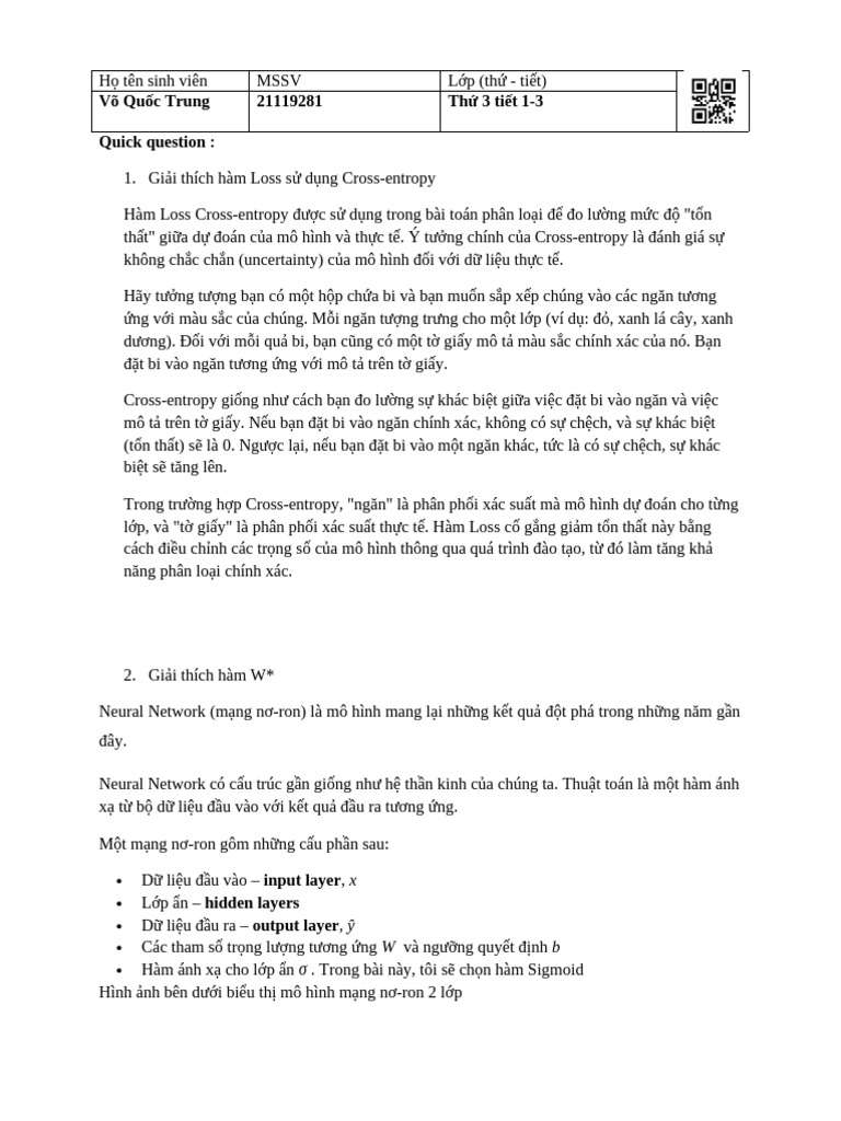 Quick Question. Chapter 02 | PDF