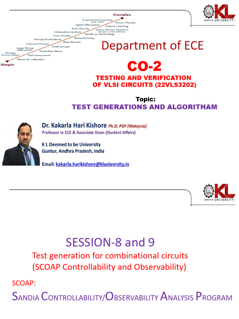 VLSI Test Generation & Algorithms Guide | PDF | Digital Electronics ...
