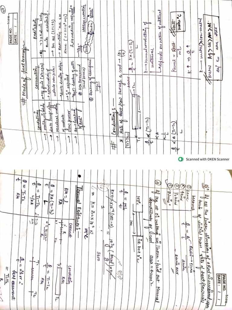 Mode of Heat Transfer | PDF