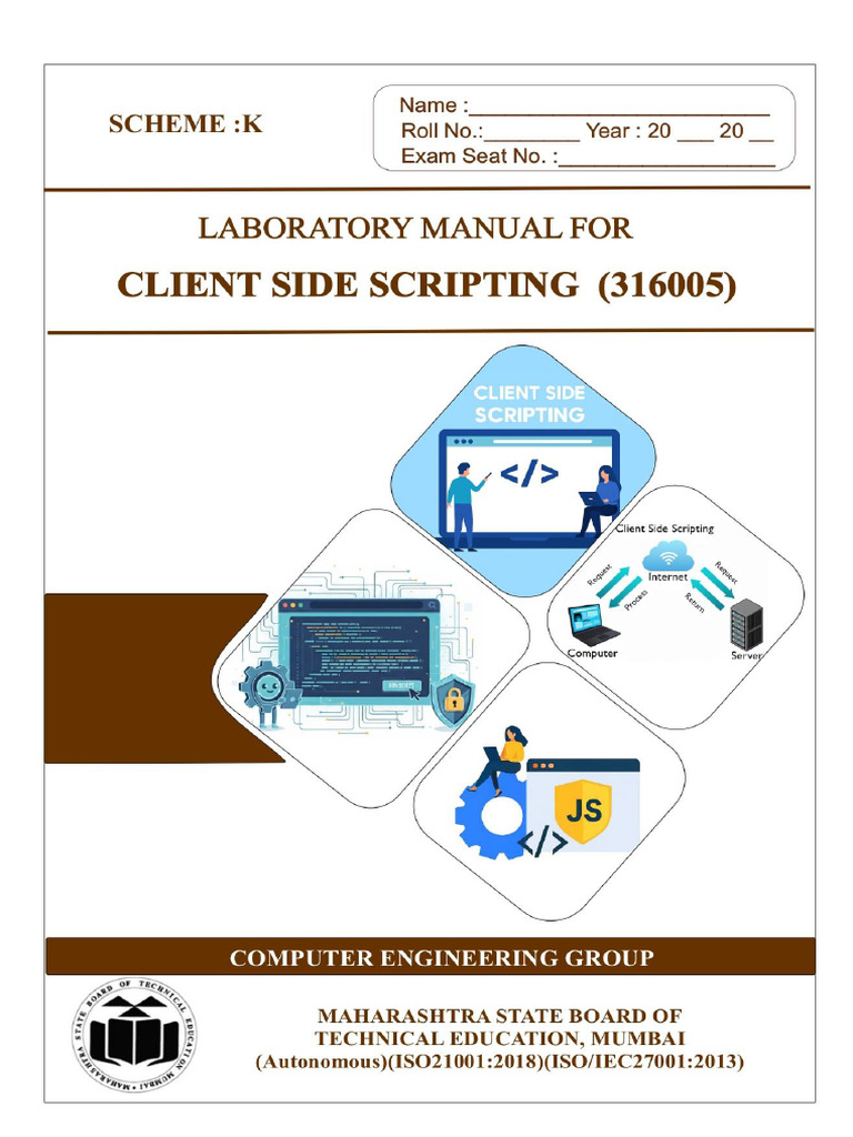 Client-Side Scripting Lab Manual | PDF | Angular Js | Dynamic Web Page
