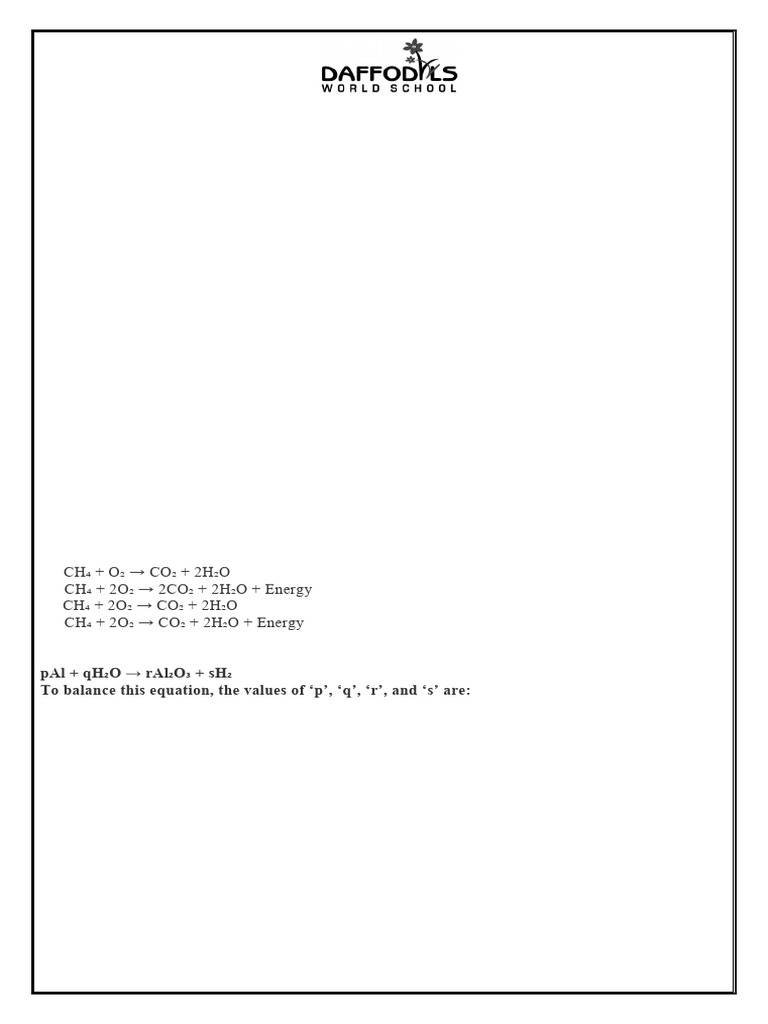 Science Grade 10 Worksheet of CH 1 | PDF