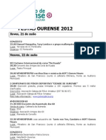 Programa de Fiestas 2012