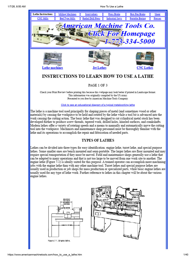 Lathe Operation and Maintenance Guide | PDF | Machining | Grinding ...