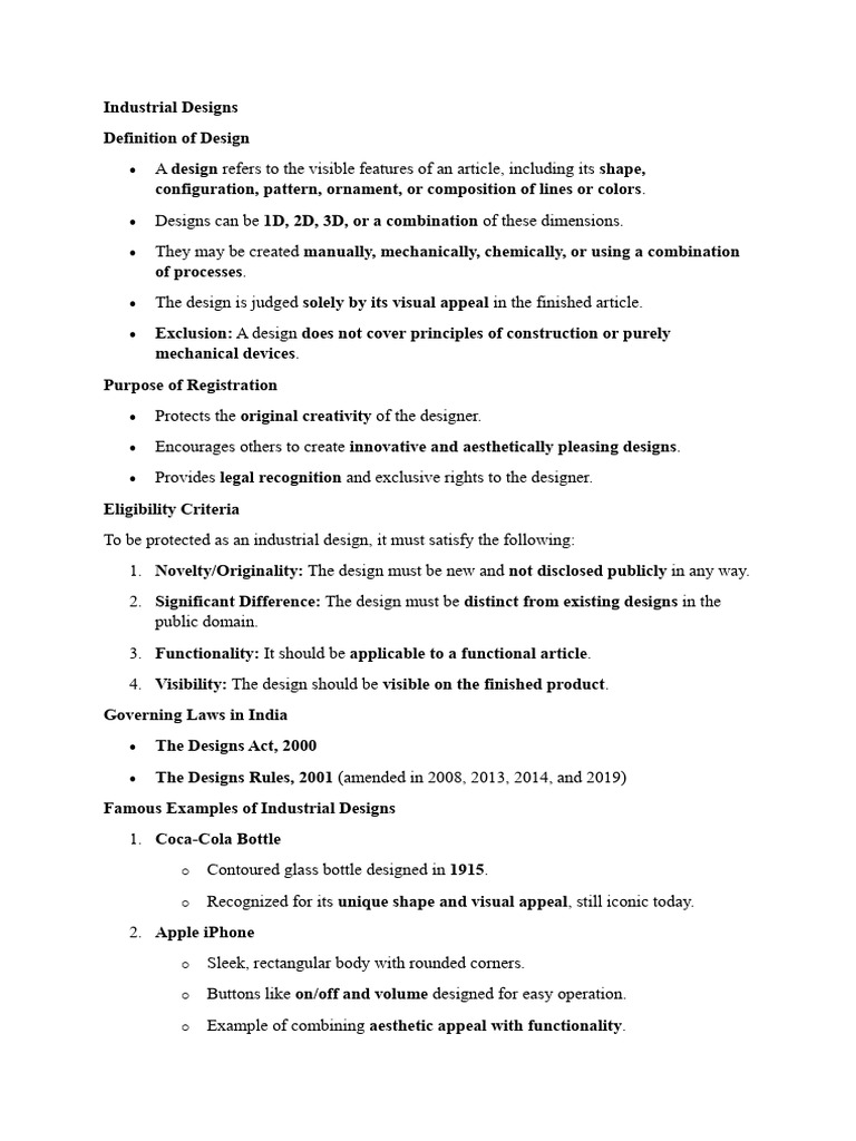 Understanding Industrial Design Registration | PDF | Copyright ...