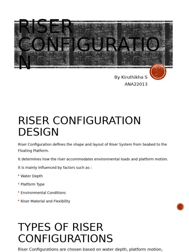 Riser Configuration Design Overview | PDF | Mechanical Engineering