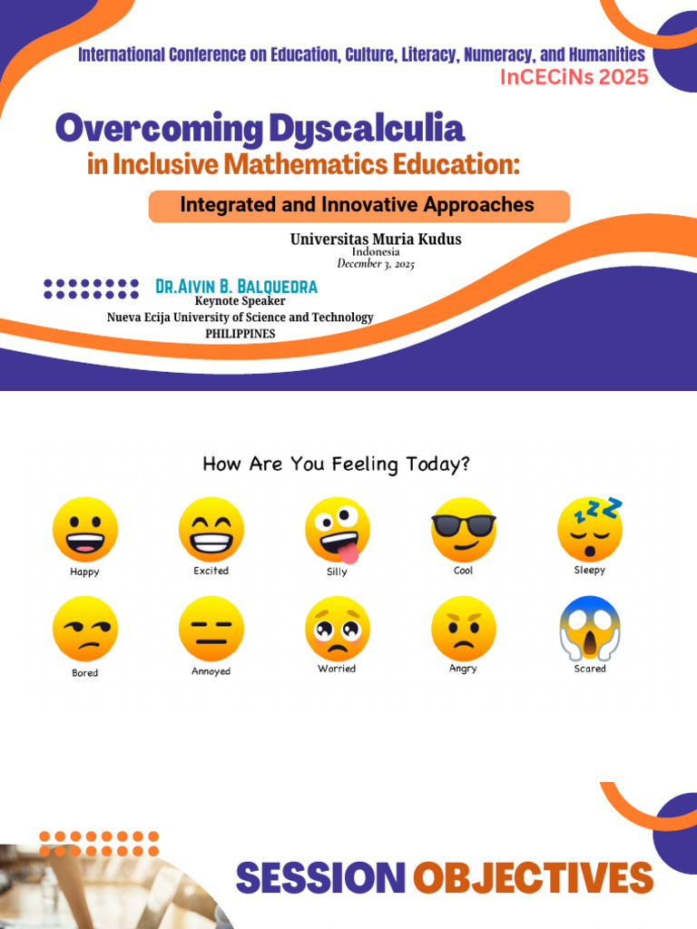 Overcoming Dyscalculia in Inclusive Mathematics Education | PDF ...