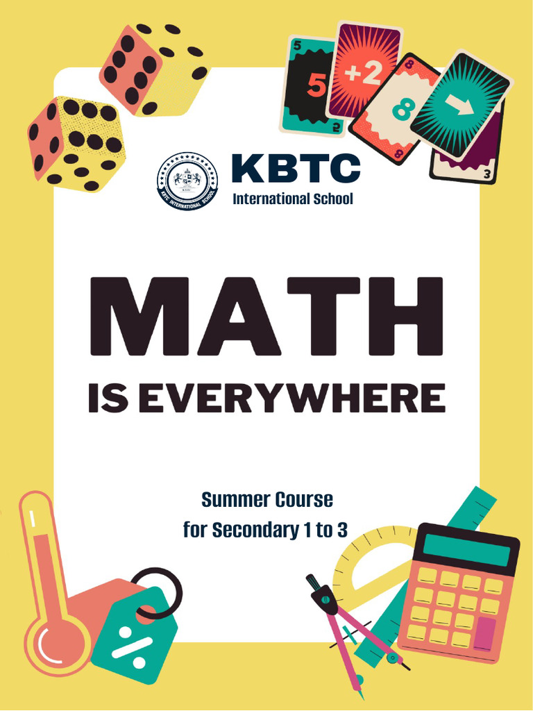 Summer Math Course for Secondary Students | PDF | Percentage | Numbers