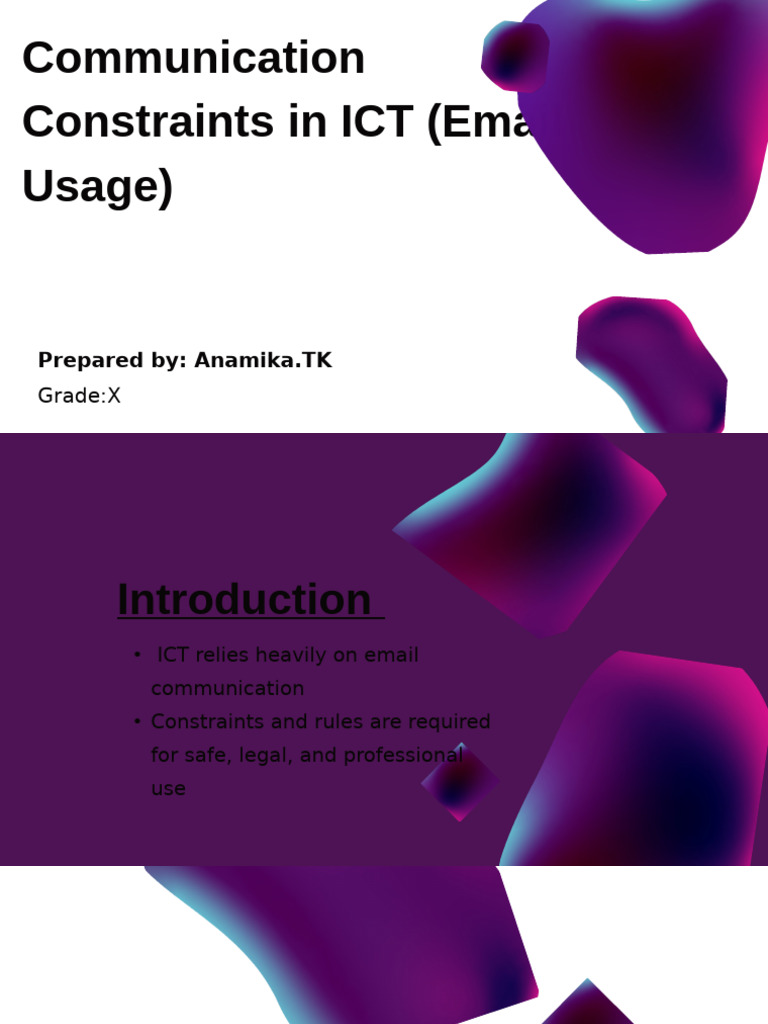 Email Communication Guidelines in ICT | PDF
