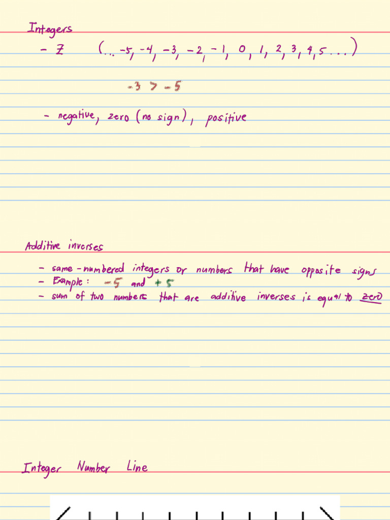 Dec 23 James Integers Notes | PDF