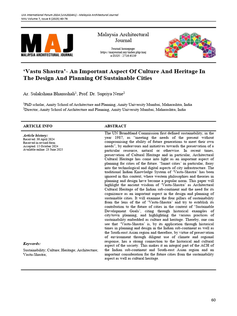 +MAJ+Volume+7,+Issue+6+(2025)+60!76!188 ‘Vastu+Shastra’ +an+Important ...