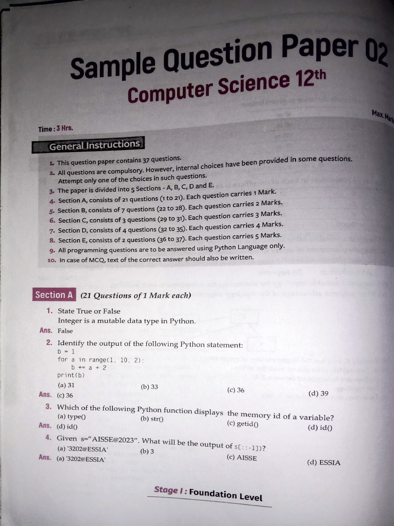 Adobe Scan Dec 11, 2025 For Class 12 Students | PDF