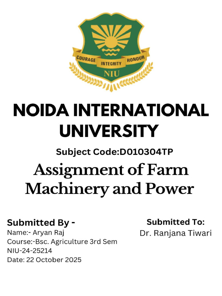 Farm Machinery | PDF