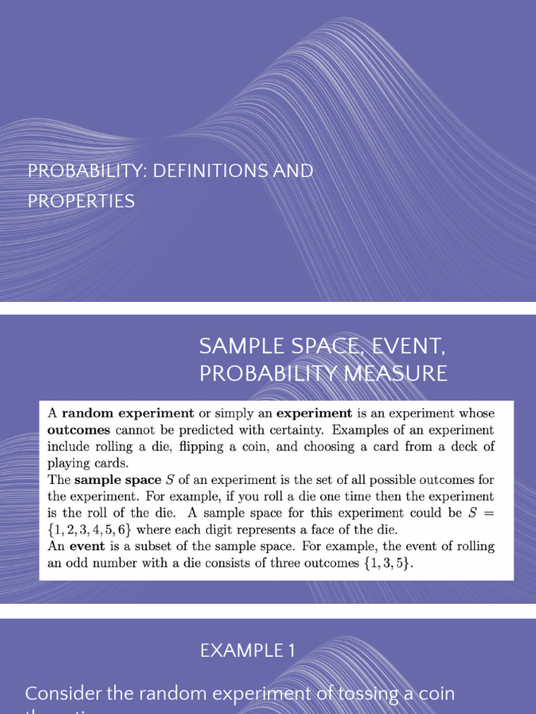 Probability Concepts and Examples | PDF