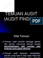 (1)Temuan Audit(7)
