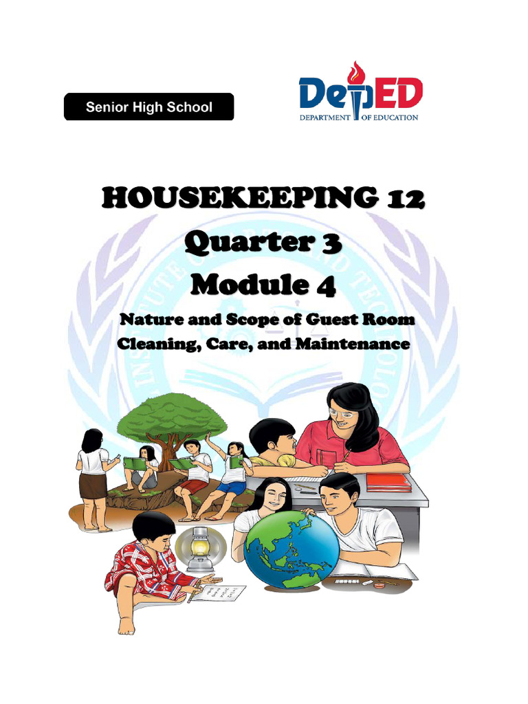Housekeeping Q3 M4 | PDF | Housekeeping | Cleaning