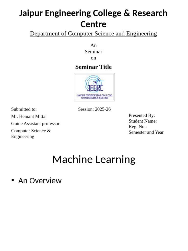 Overview of Machine Learning Techniques | PDF | Machine Learning | Deep ...