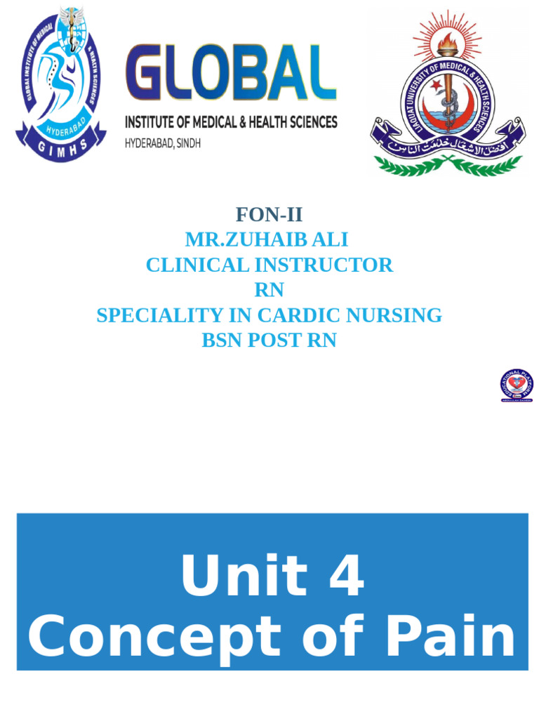 Understanding Pain: Types and Management | PDF | Pain | Analgesic