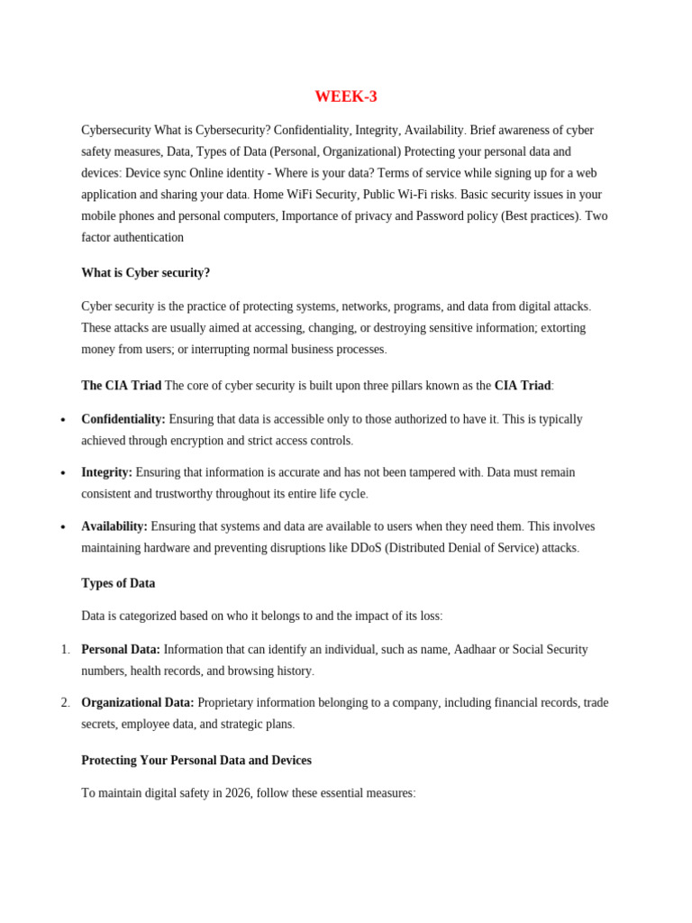 WEEK 3 | PDF | Firewall (Computing) | Information Security