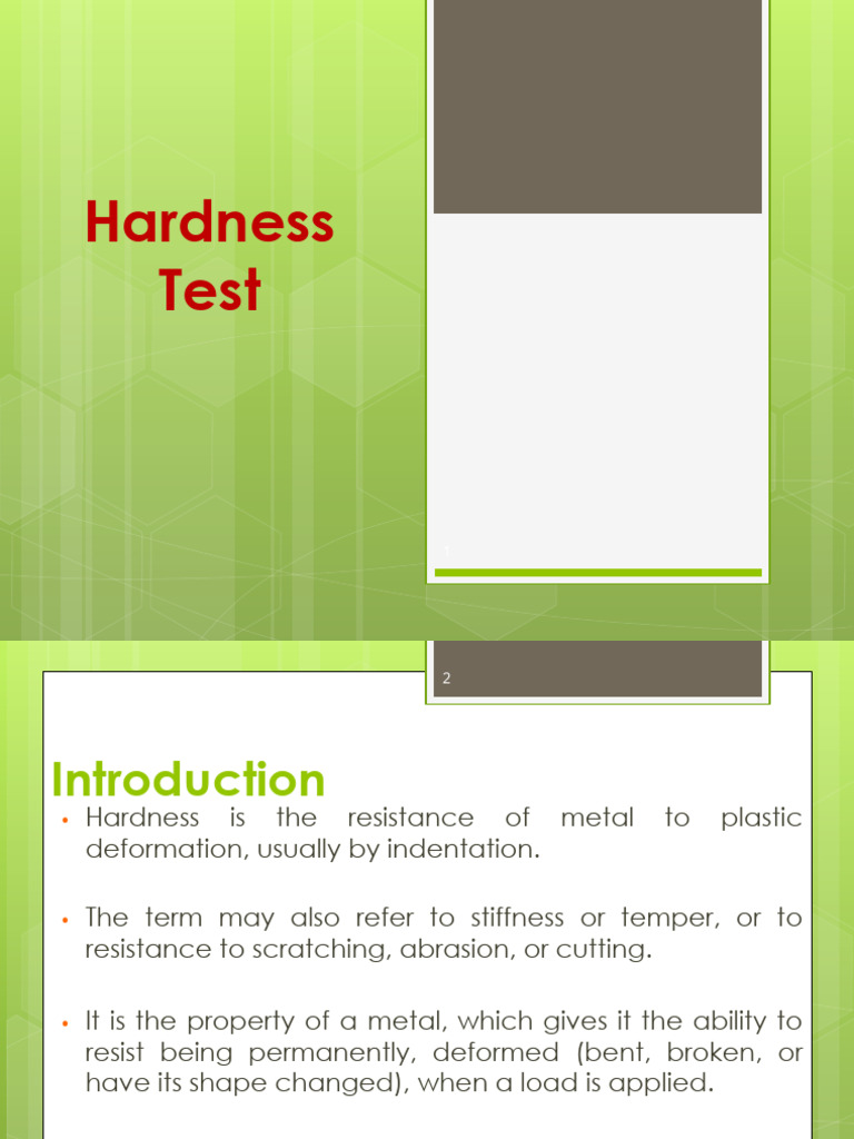 Hardness Testing Methods Explained | PDF | Hardness | Applied And ...