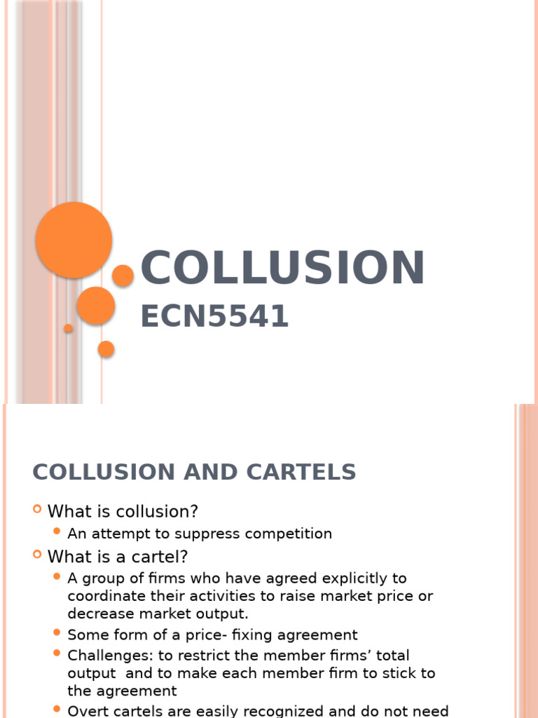 11062021 Lecture 8; Tacit Collusion (1) | PDF | Elasticity (Economics ...