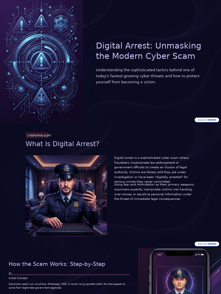 Digital Arrest Scam: Protect Yourself | PDF | Cybercrime | Computer ...