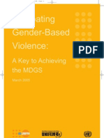 Combating Gender Based Violence