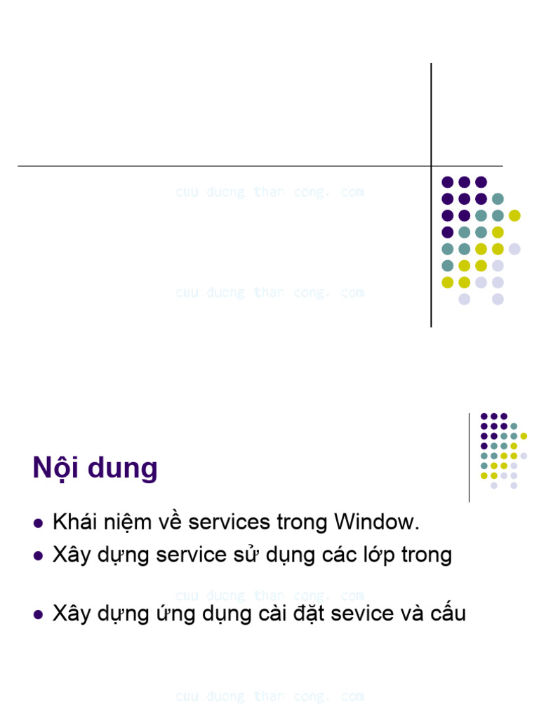 Lap Trinh Windows Ngo Thanh Hung Window Service [Cuuduongthancong.com ...