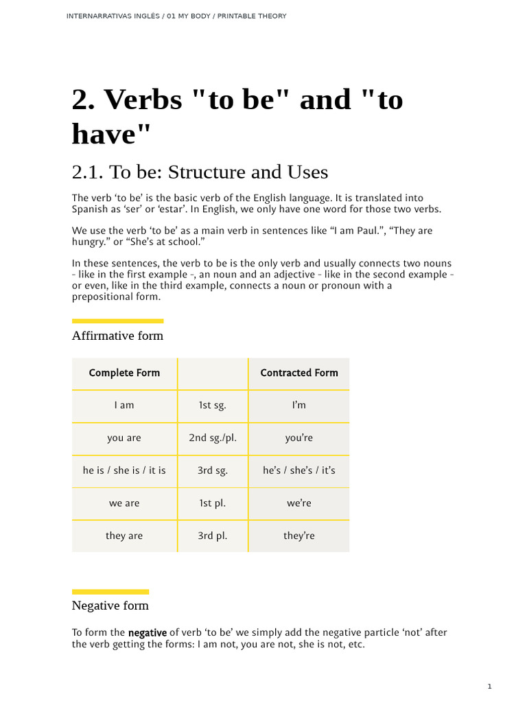 English Verb 