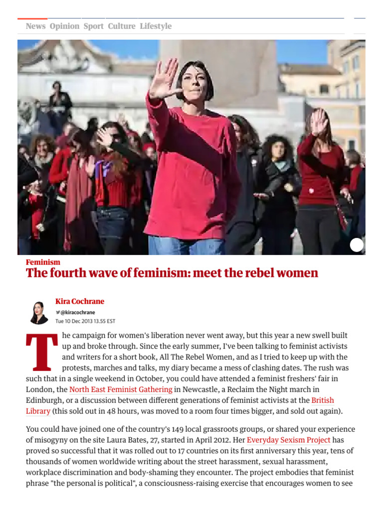 Fourth Wave Feminism: Activism & Impact | PDF | Feminism | Gender Studies