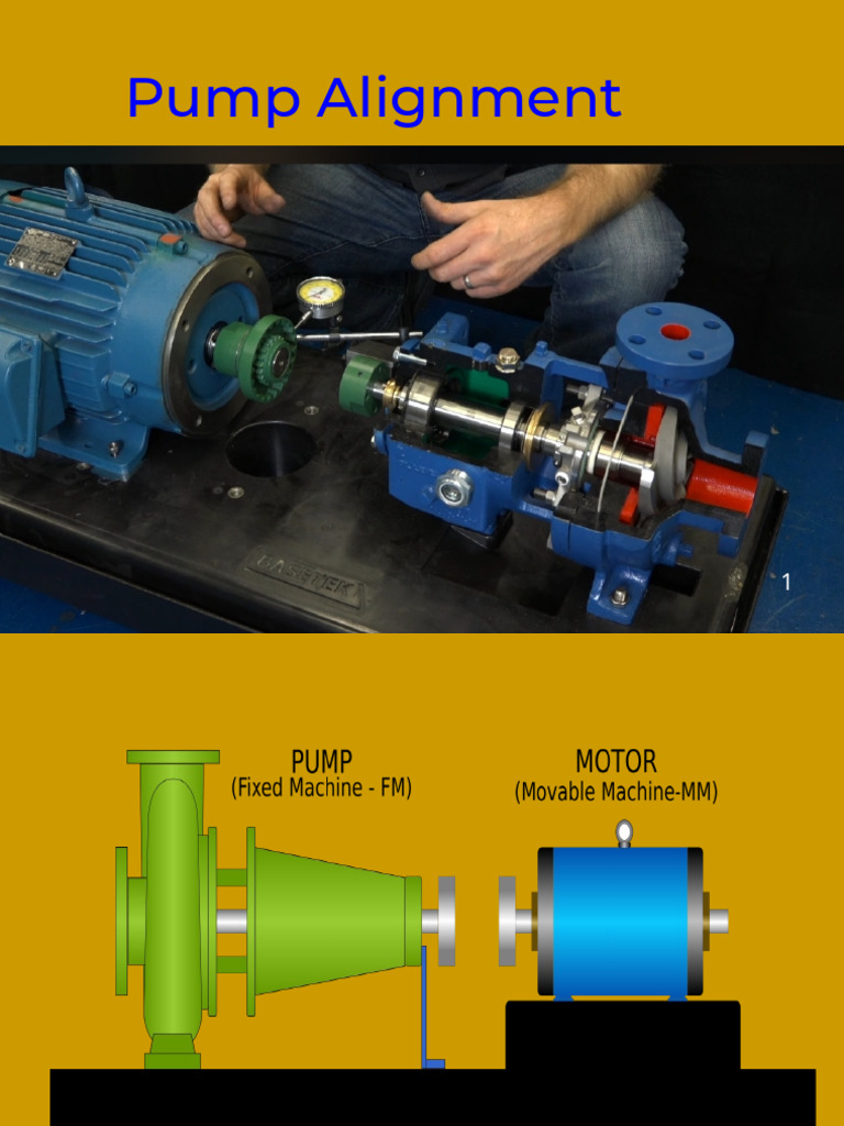 Pump Allignment | PDF | Bearing (Mechanical) | Mechanical Engineering