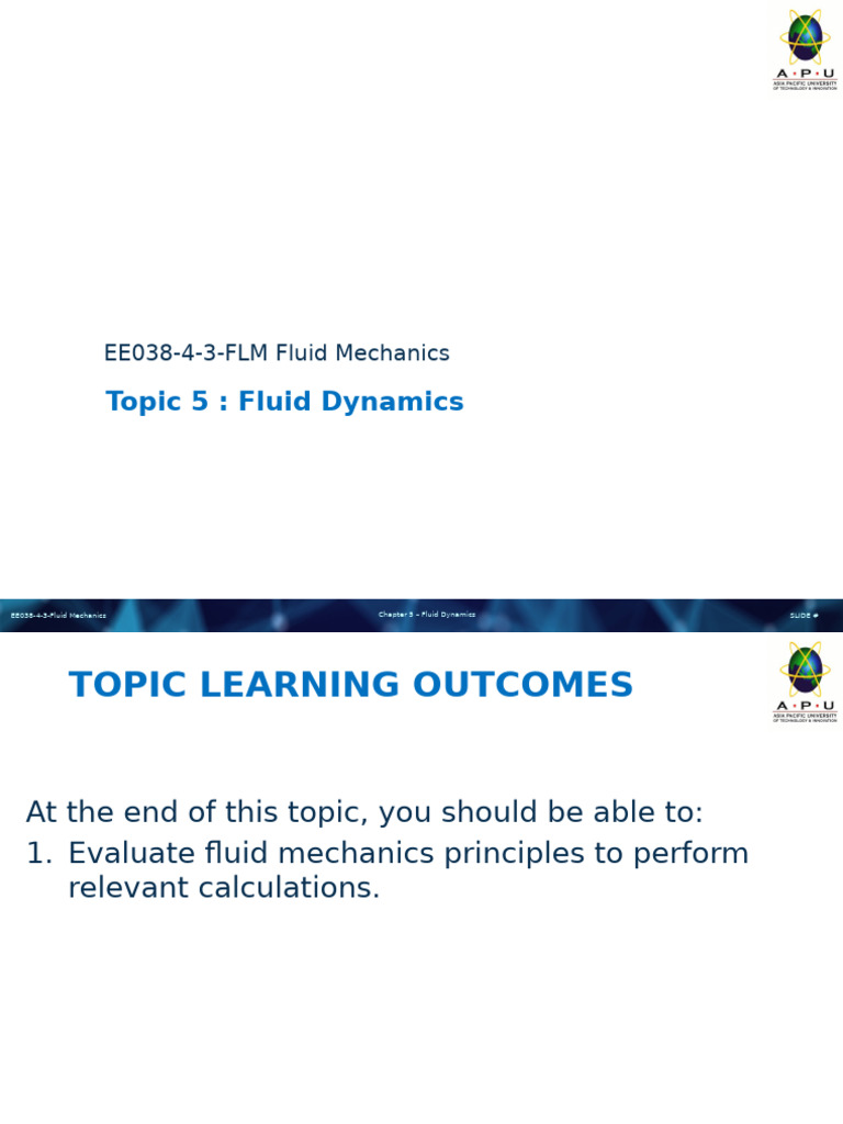Fluid Dynamics Principles Overview | PDF | Fluid Dynamics | Flow ...
