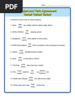 Grade 3 Verbs Worksheets | PDF | Verb | Subject (Grammar)
