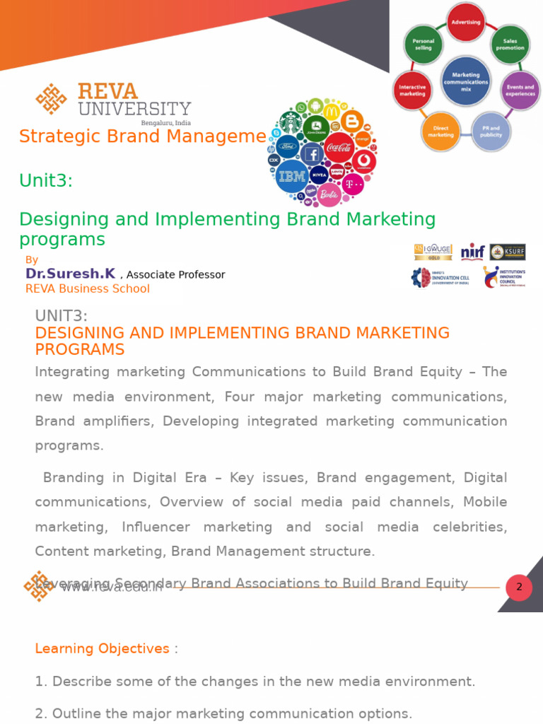 Brand Marketing Program Strategies | PDF | Marketing Communications | Brand