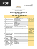 PACRA Form 3 Business Registration Guide | PDF | Companies | Privately ...