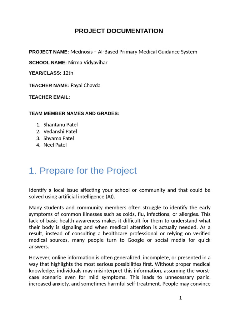 Ai 12 Project Doc-payal chavda | PDF | Artificial Intelligence ...